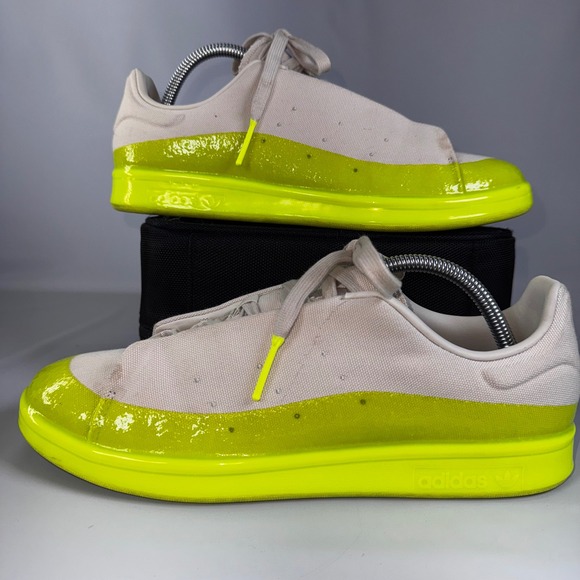 Adidas Stan Smith Ivy Park Neon Green Canvas‎ Sneakers Casual Shoes 9